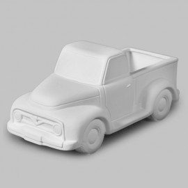 Ceramic Bisque Vintage Truck Container - Case of 3